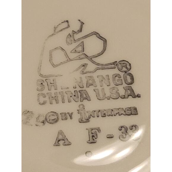 Shenango China USA Bowls Restaurant Ware Heavy White with Golden Band Vintage 2 - Picture 3 of 8